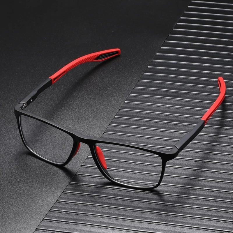 Bowlift | Ultra-light multifocal reading glasses for men and women – high-quality polycarbonate – for near and far – wall clock