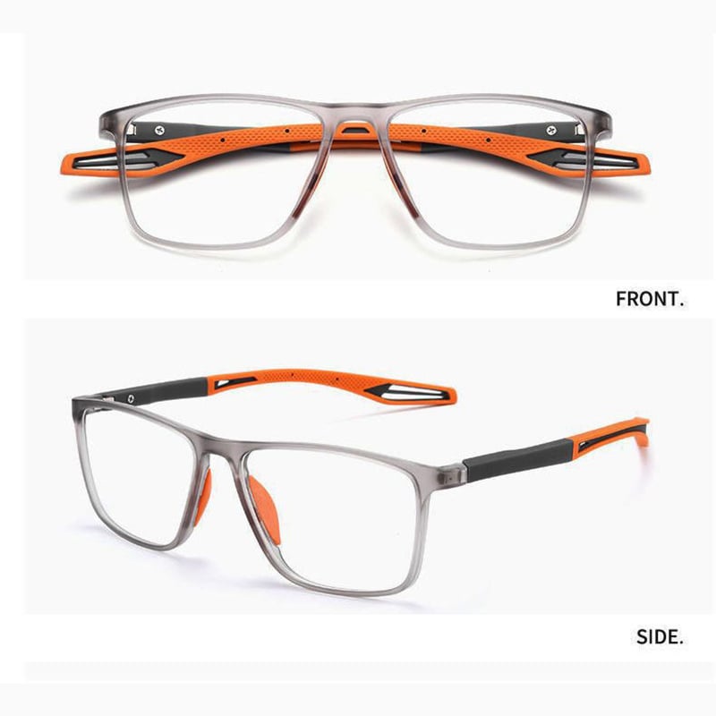Bowlift | Ultra-light multifocal reading glasses for men and women – high-quality polycarbonate – for near and far – wall clock