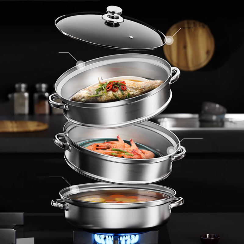 BowLift | 3-Layer Food Steamer - NutriSteam
