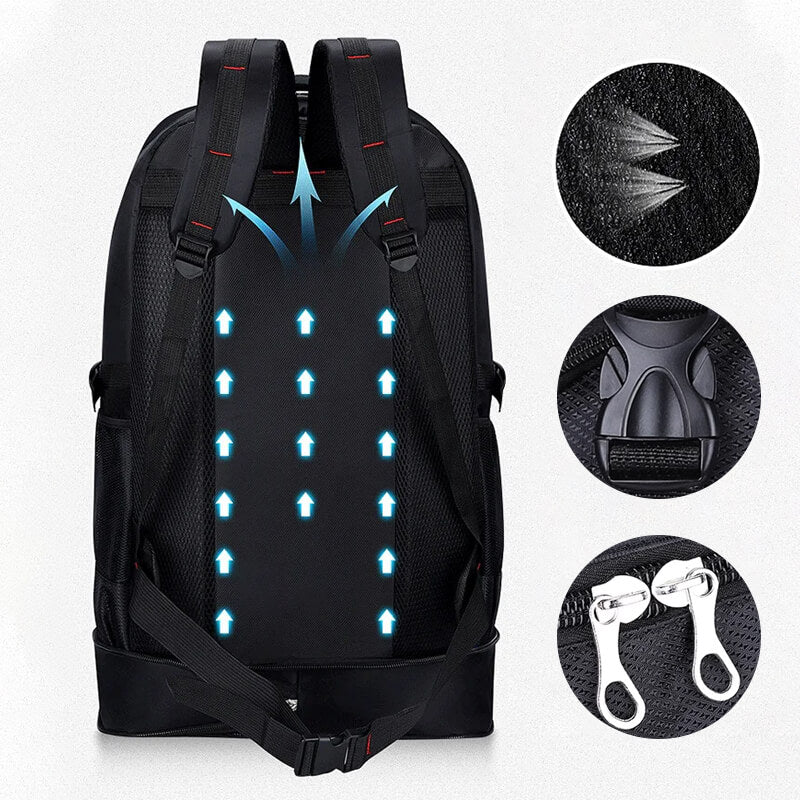 BowLift | Expandable Oxford backpack with large capacity