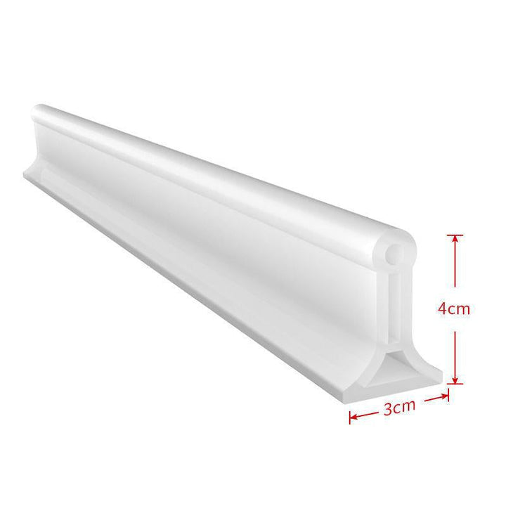 Silicone Water Retention Strip | Flexible Splash Guard for Shower, Bathroom & Kitchen