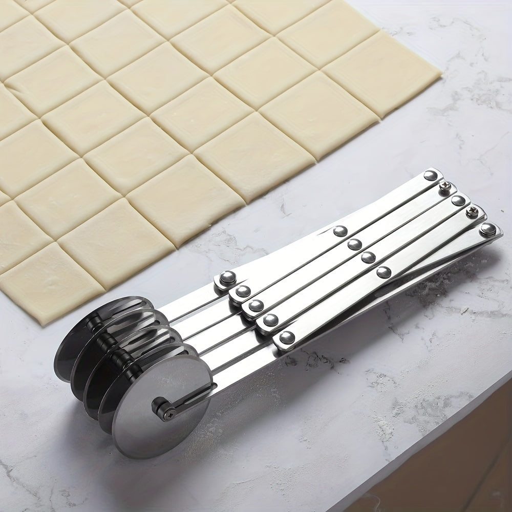 Slizer - Multifunctional 5-Wheel Dough Cutter with Handle Bowlift