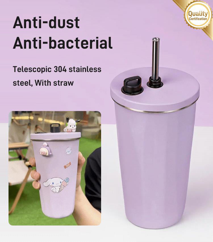 BowLift | Cup with collapsible straw