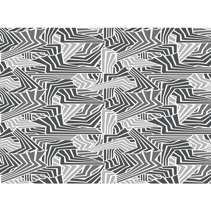 Modern living room carpet in gray abstract twisted line pattern carpet polyester non-slip backing carpet | Bowlift