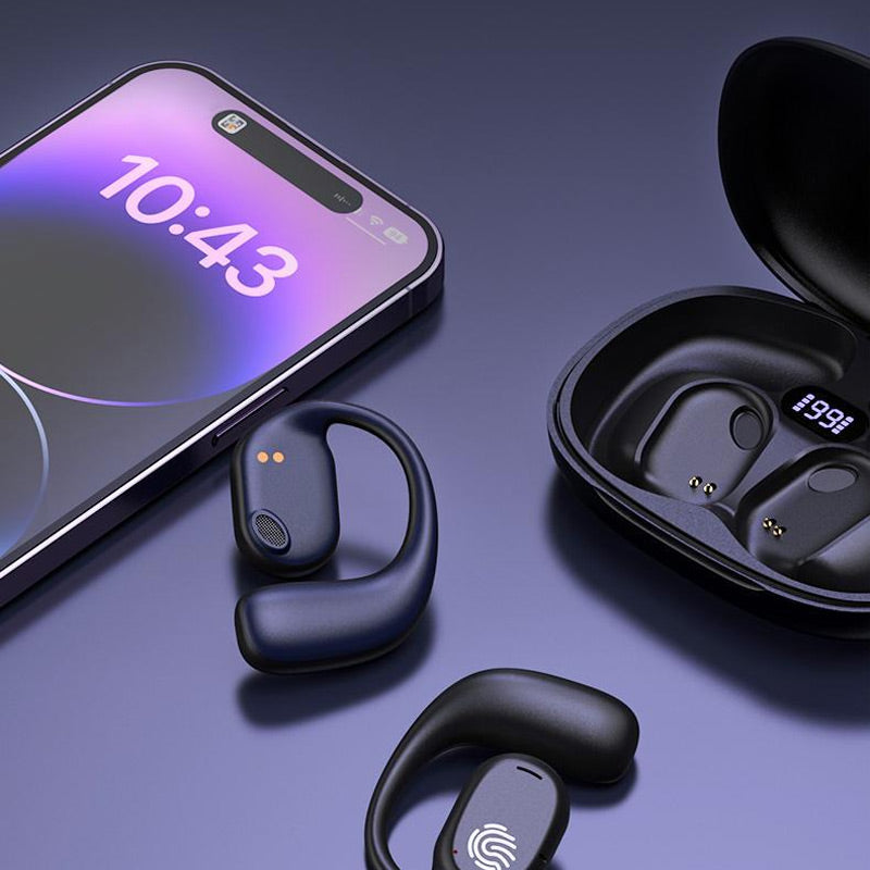 BowLift | Bluetooth headphones with bone conduction and real ear hook