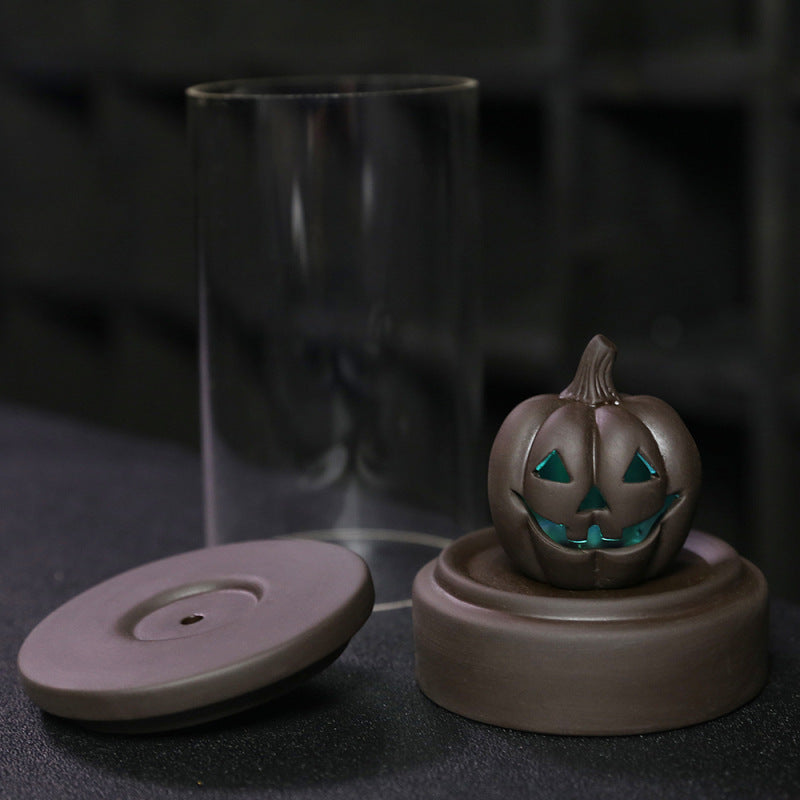 Unique Illuminating Pumpkin Incense Holder