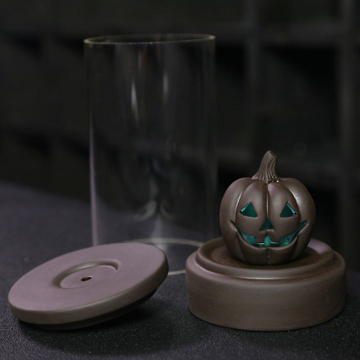 Unique Illuminating Pumpkin Incense Holder