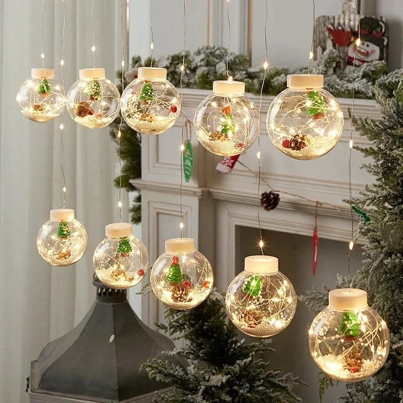 BowLift | Christmas Led Wishing Ball String Lights Decorations