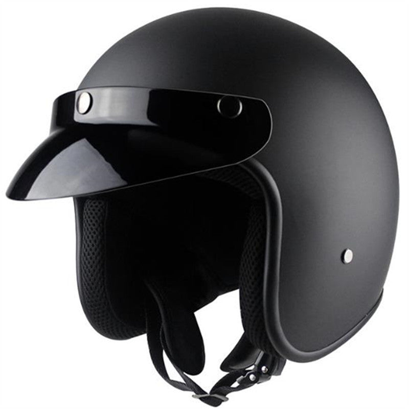 Classic Open-Face Motorcycle Helmet Bowlift
