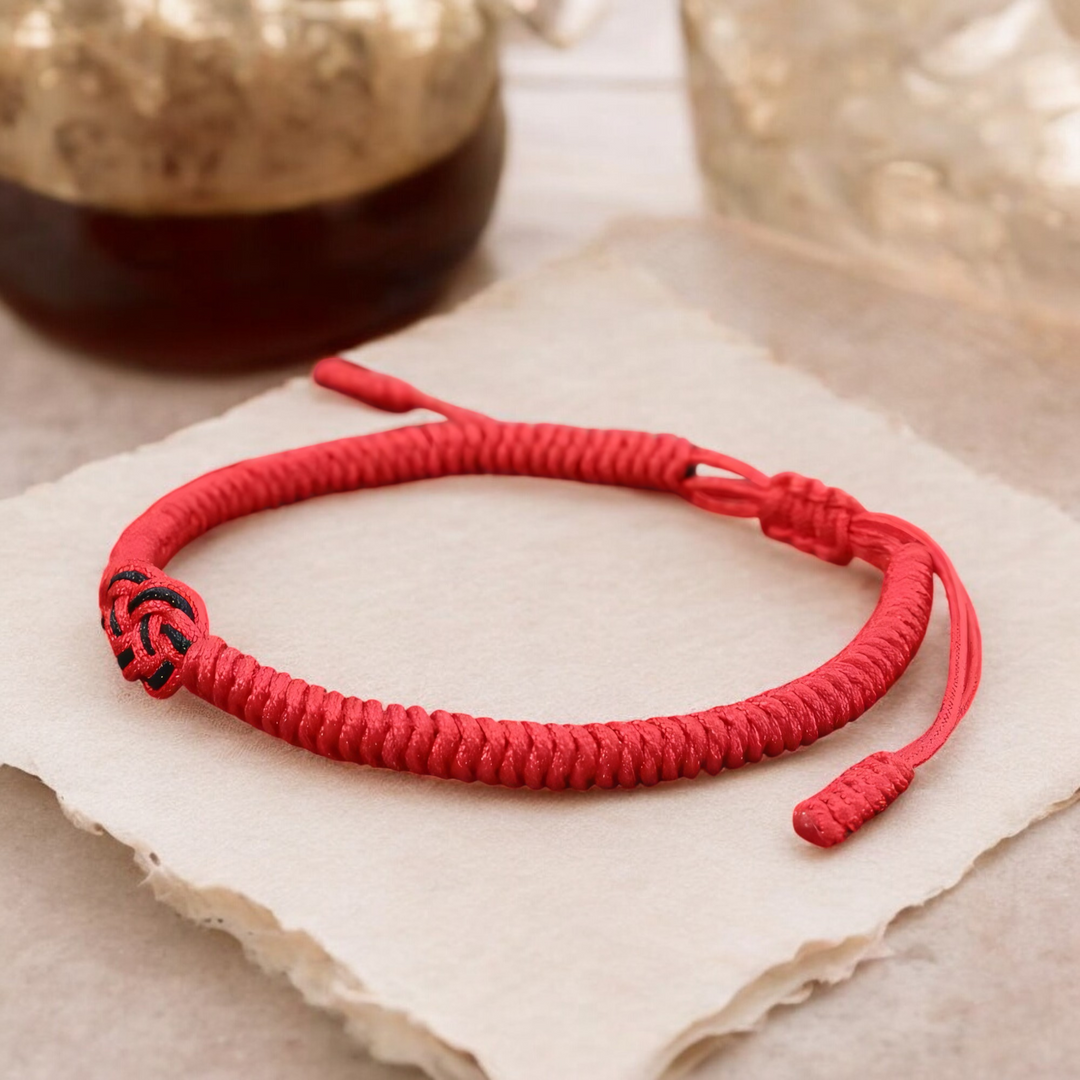 BowLift | Minimal Red Thread Of Fate Couples Bracelet