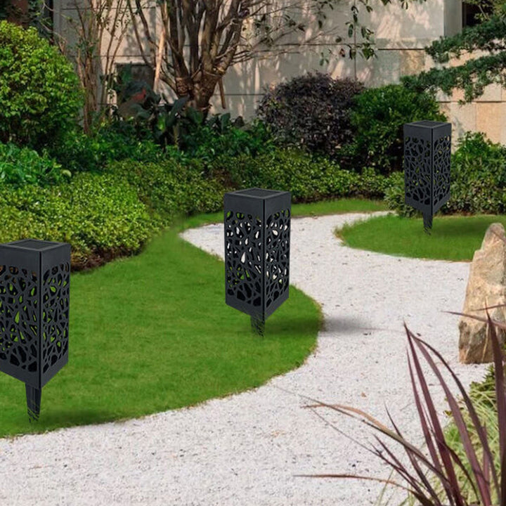 Creative Hollow Square Column LED Outdoor Lawn Ground Insert Landscape Light | Bowlift
