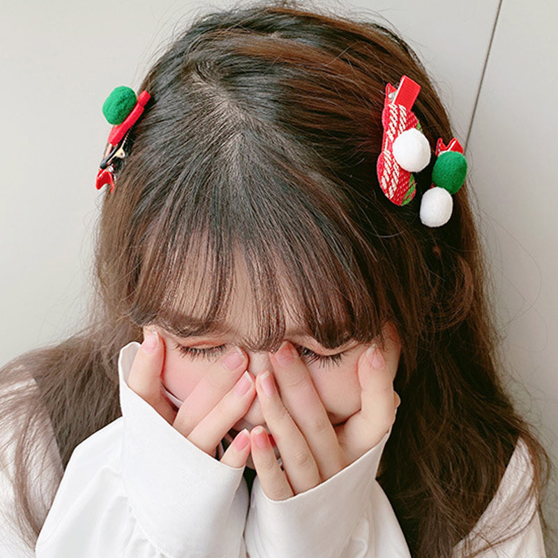 BowLift | 5 Pieces Christmas Hair Clips Set