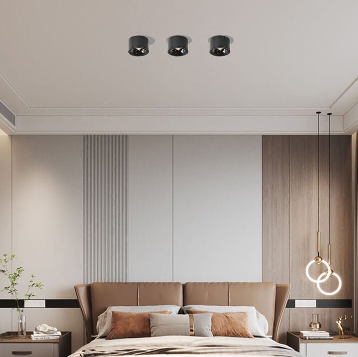 BowLift | Origo Minimalistic LED Ceiling Light - Adjustable Round Recessed Lamp