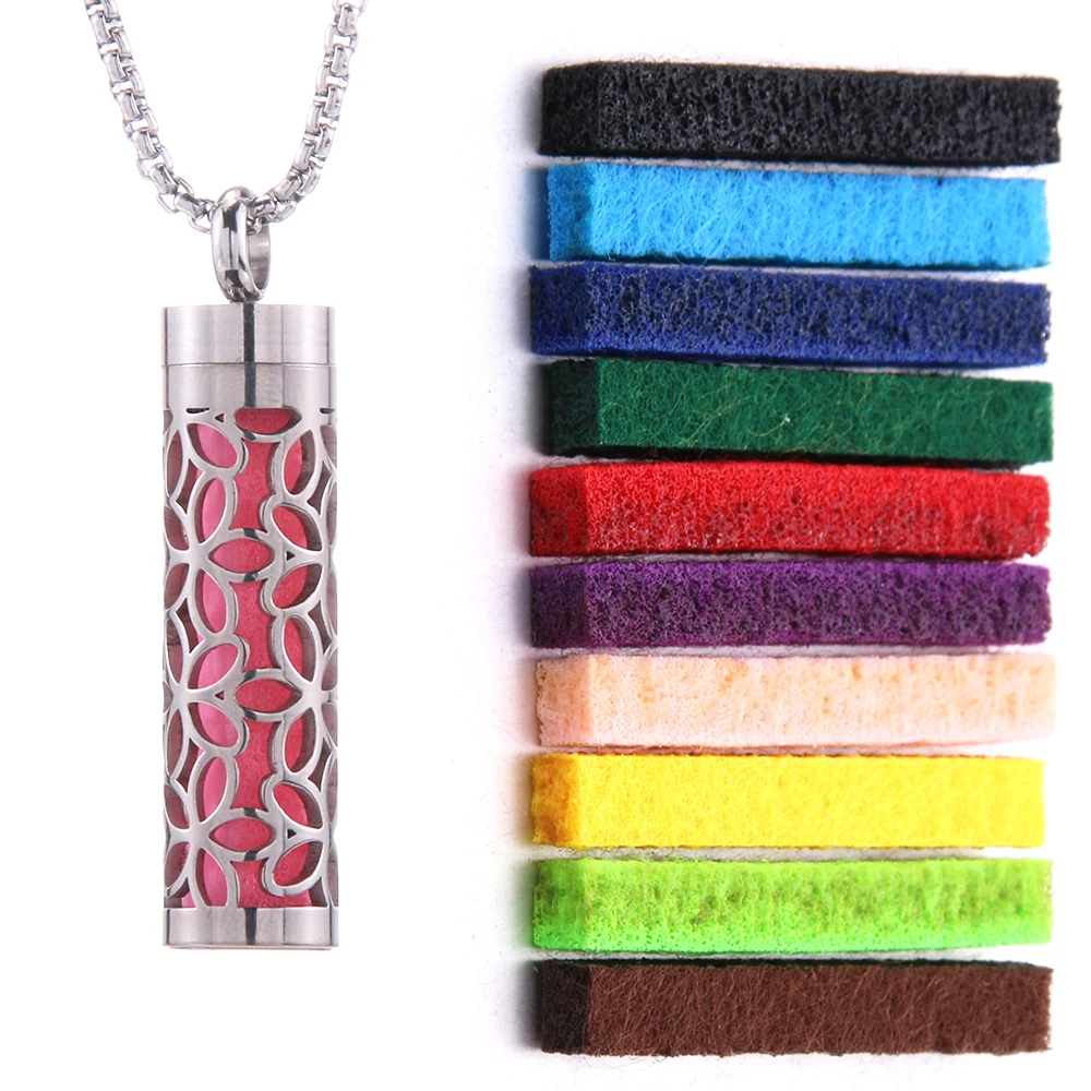 BowLift | Perfumed Pendant Necklace | Stainless Steel | Interchangeable Aroma Discs