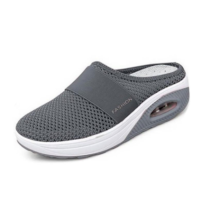 BowLift | Flat Slingback Sandals Made of Mesh