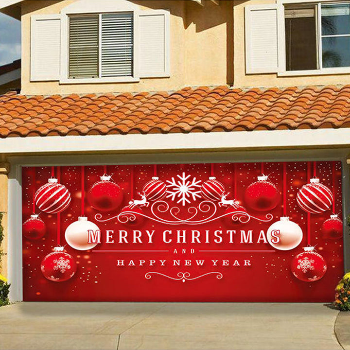 BowLift | Snow Garage Door Banner Ornament