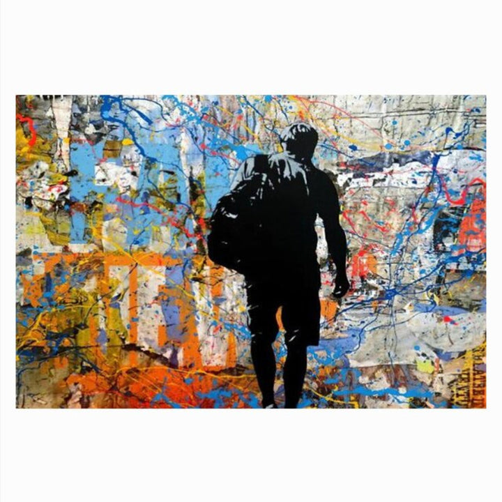 Pop Art Street Graffiti - Canvas Wall Art Painting | Bowlift