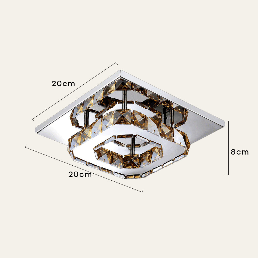 BowLift | Ceiling Light Crystal LED Modern Flush Fixture