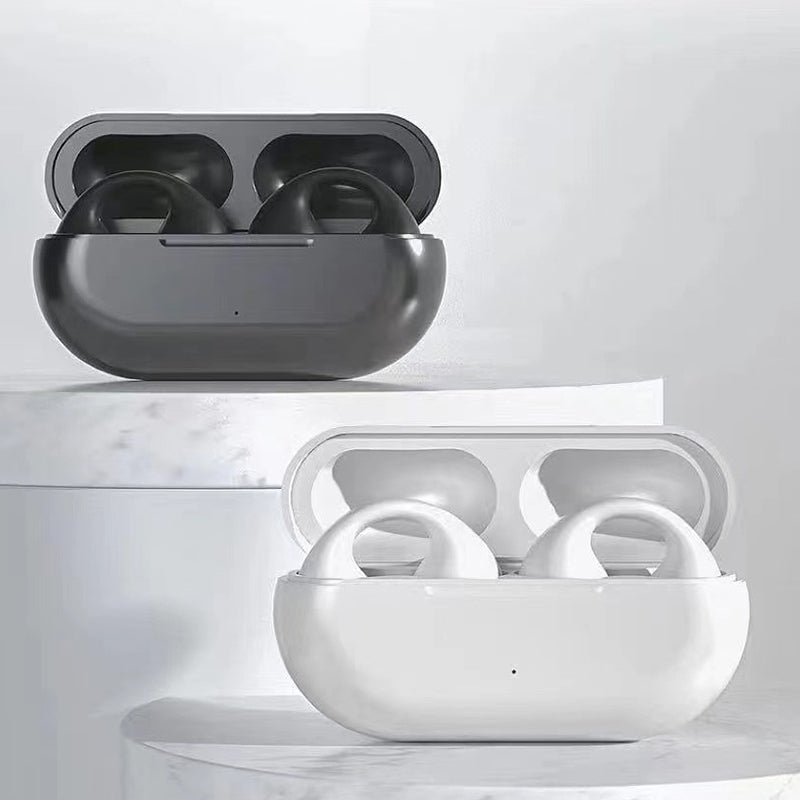 Bone conduction headphones with clip for the ear, wireless | Bowlift