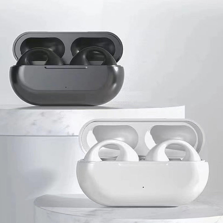 Bone conduction headphones with clip for the ear, wireless | Bowlift