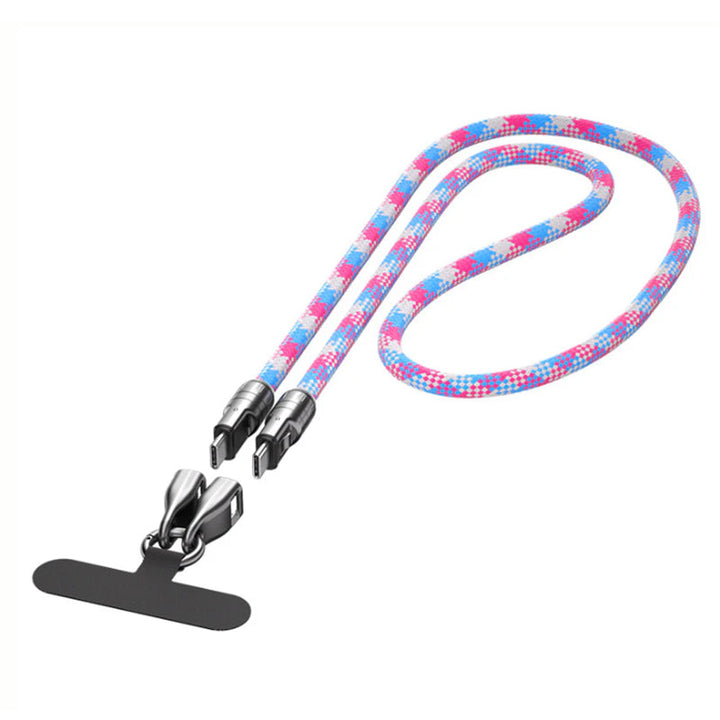 BowLift | Two-in-one fast charging data cable mobile phone lanyard
