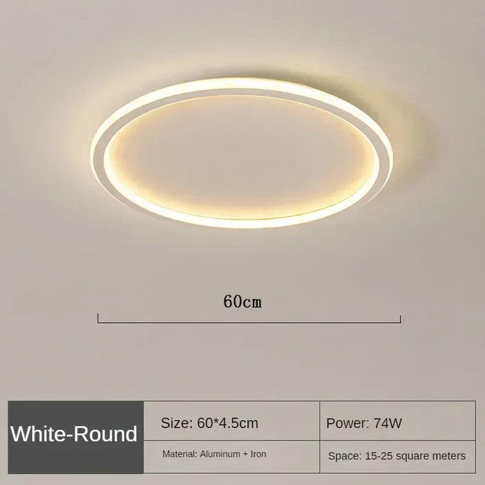Scandinavian Round Ceiling Lamp - AuroraSphere | Bowlift