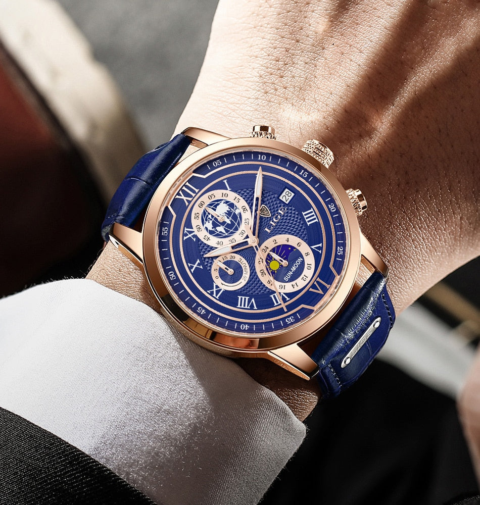 BowLift | Classic Chronograph Men’s Watch | Stylish & Functional Luxury Wristwatch for Every Occasion
