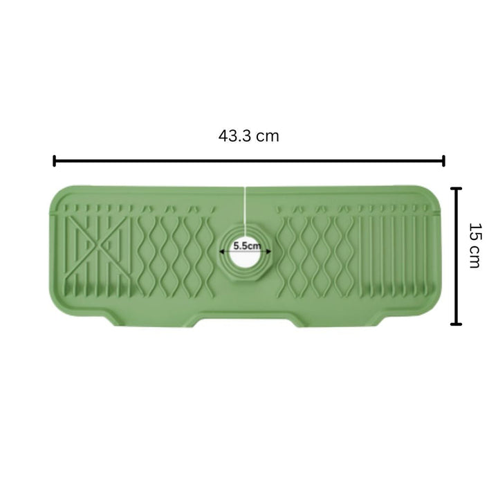 BowLift | Aqua Slope Rubber Faucet Sink Mat