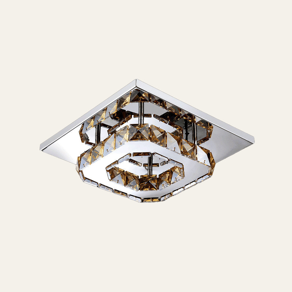 BowLift | Ceiling Light Crystal LED Modern Flush Fixture