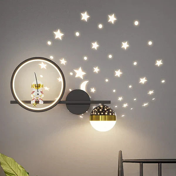 GlowNest – Playful Wall Lamp for Children's Room Bowlift
