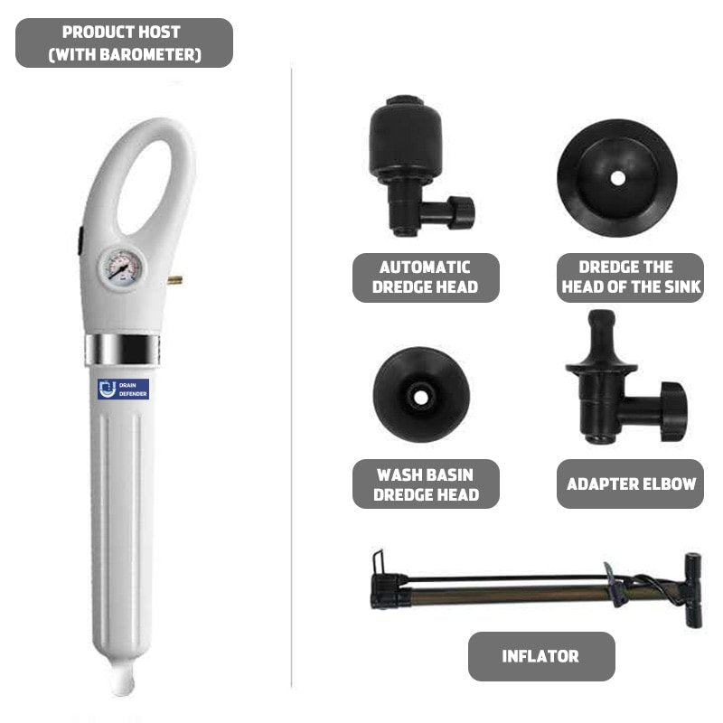 DrainBlast Drain Cleaner with Pneumatic Pressure | Bowlift