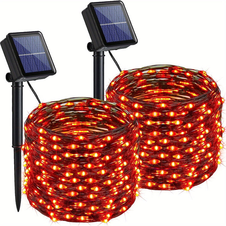 BowLift | Outdoor Solar Powered Red Fairy Lights