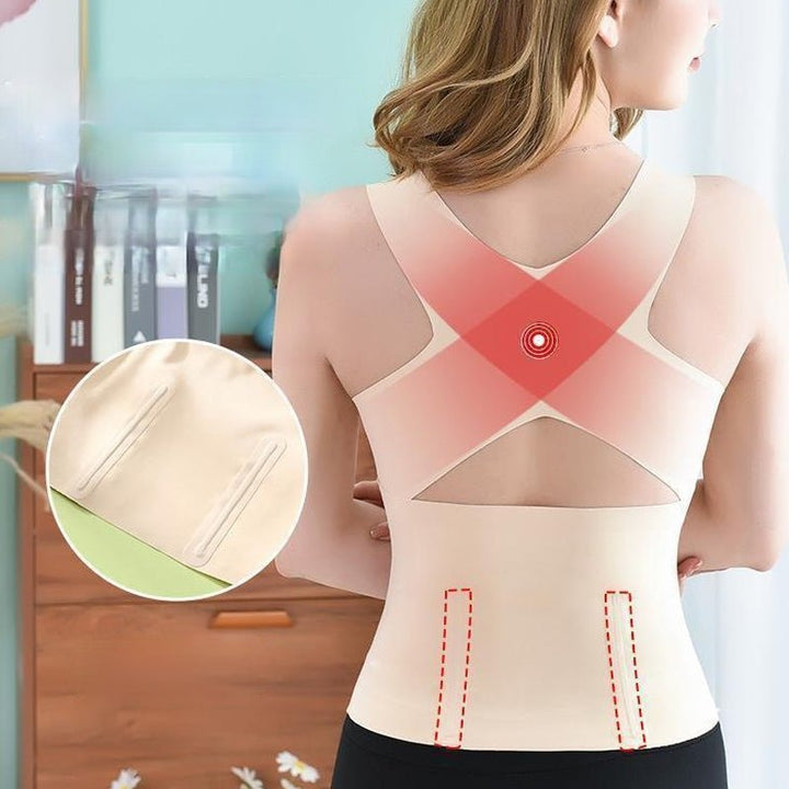 BowLift | 3-in-1 Waist Buttoned Bra Shapewear