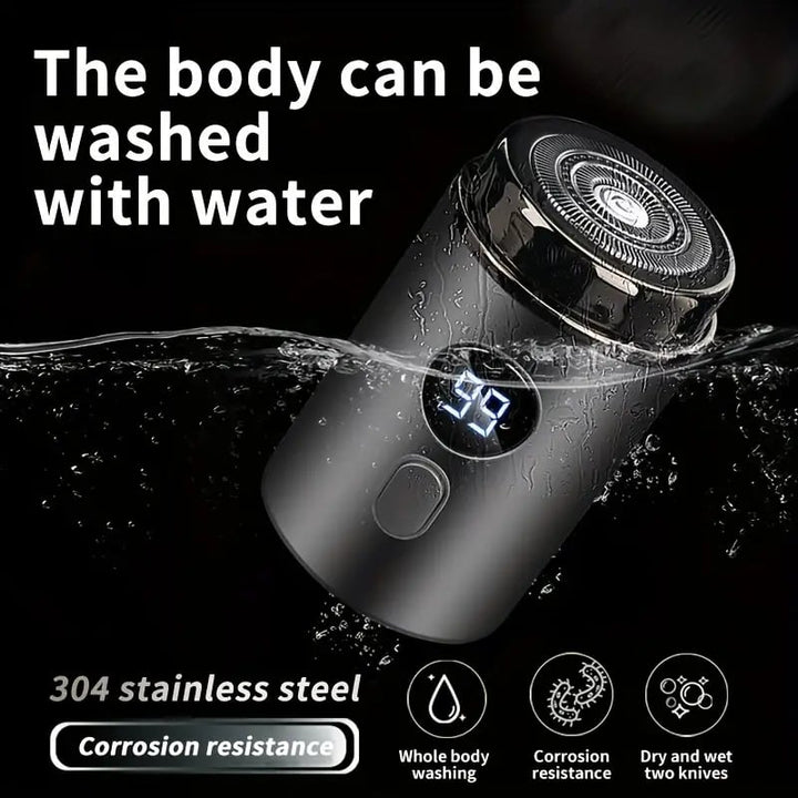 BowLift | Mini Electric Razor — Portable waterproof grooming device with 15 blades