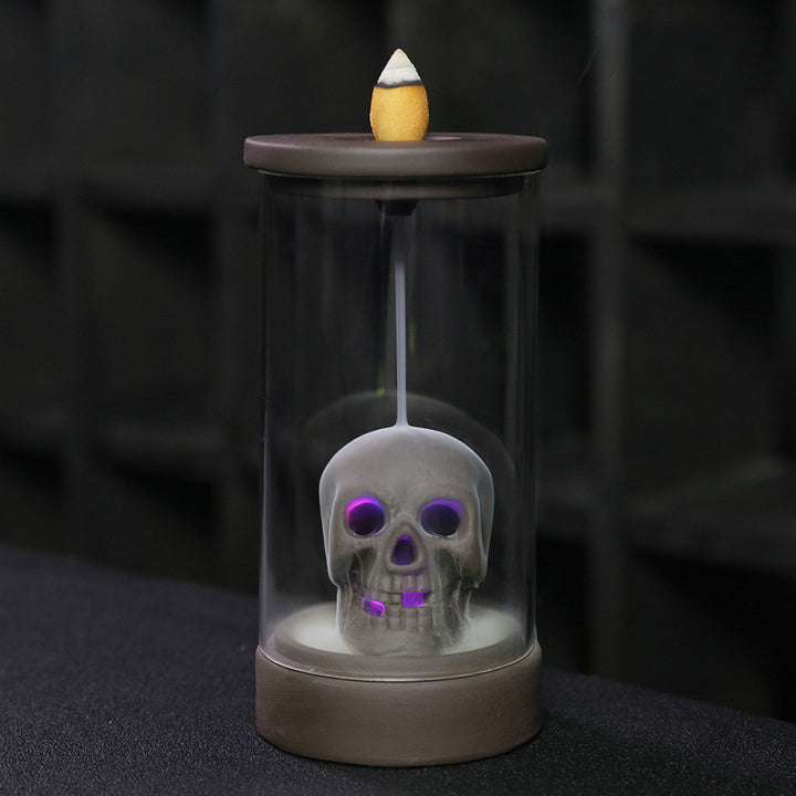Creative Skull-Themed Incense Holder