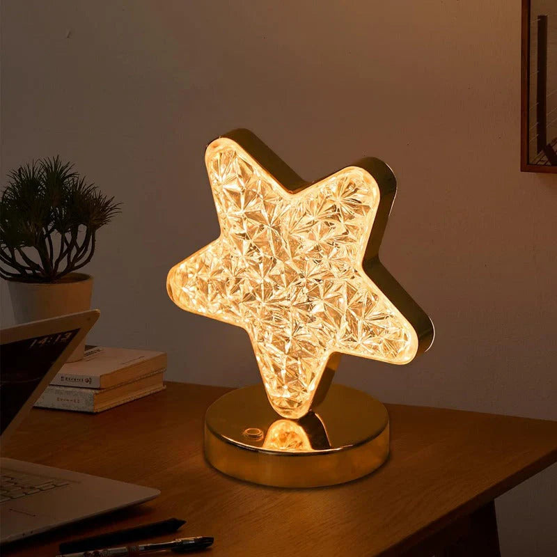 Magical Crystal Table Lamp with Dimmer - Celestia | Bowlift