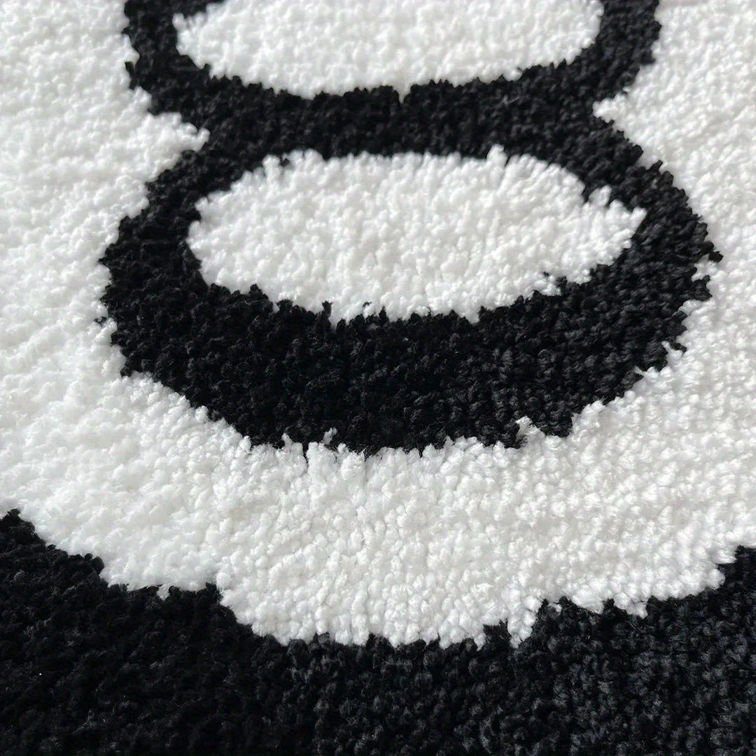 8 Ball Billiard Round Floor Mat – Non-Slip Carpet for Living Room, Bathroom & Decoration | AvailaBowlifte in Sizes | Bowlift