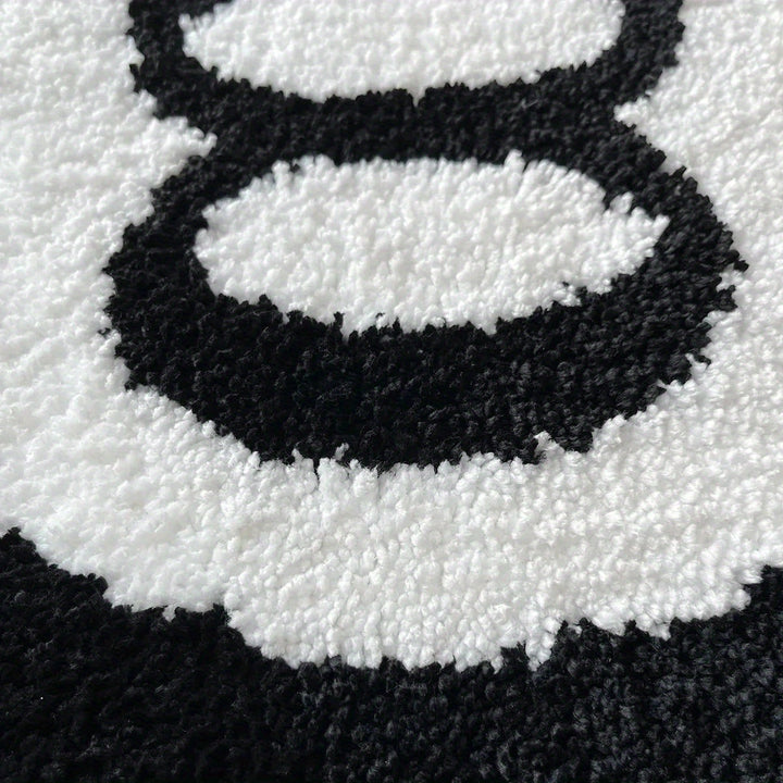 8 Ball Billiard Round Floor Mat – Non-Slip Carpet for Living Room, Bathroom & Decoration | AvailaBowlifte in Sizes | Bowlift