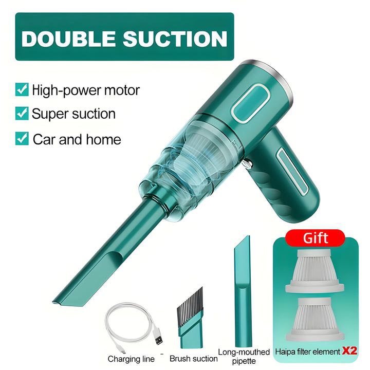 BowLift | PowerClean - Portable USB Rechargeable Vacuum Cleaner for Car and Home