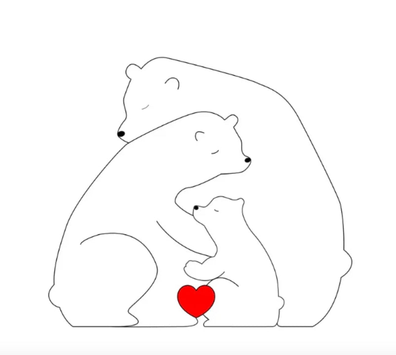 BowLift | Customizable Bear Family