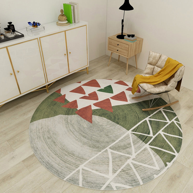 Modern living room carpet in black and blue color combination print carpet polyester stain-resistant carpet | Bowlift