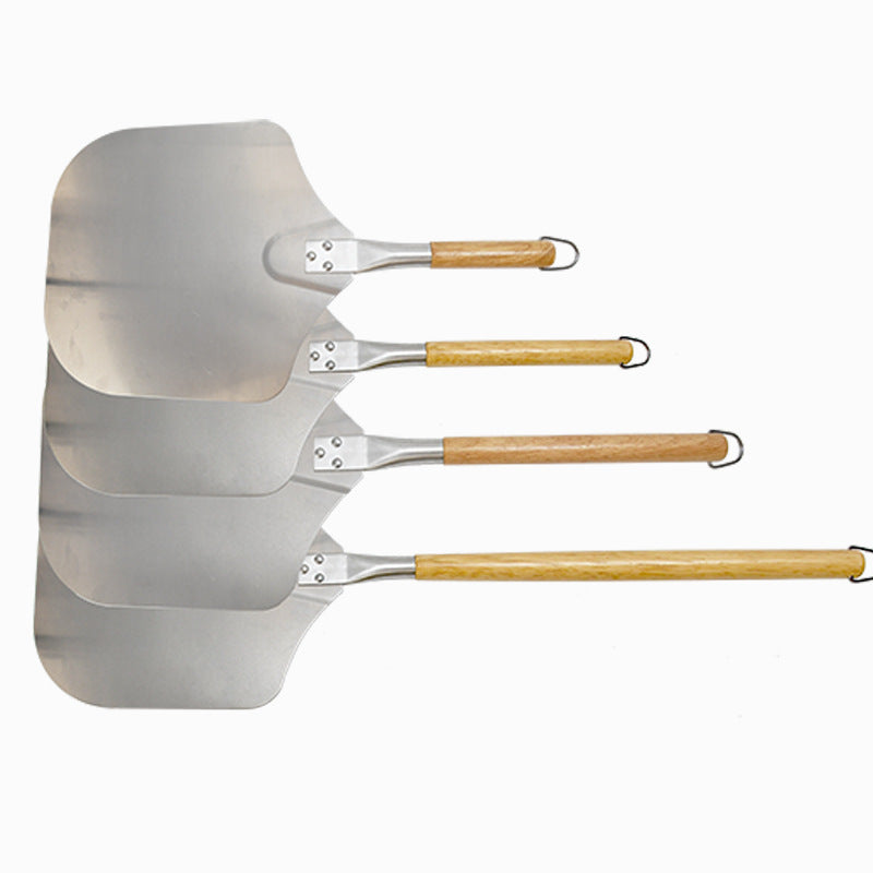 commercial aluminum pizza peel with long wooden handle Bowlift
