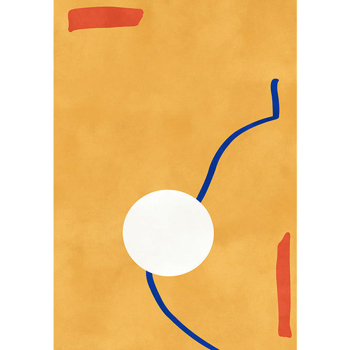 BowLift | Novelty Abstract Rug Pink and Yellow Polyester Rug Non-Slip Backing Pet-Friendly Rug for the Living Room