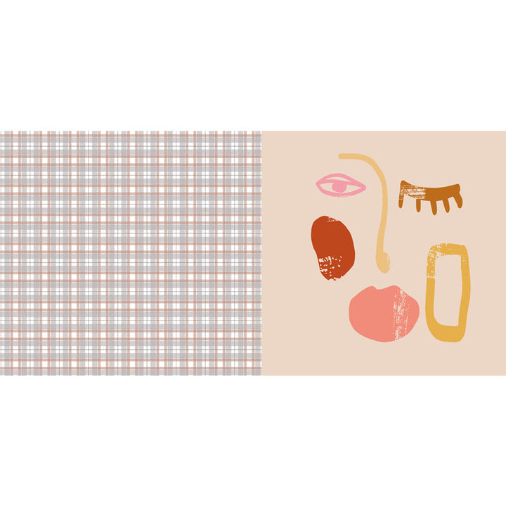 BowLift | Pink Houndstooth Pattern Carpet Polyester Modernist Carpet Pet-Friendly Non-Slip Back Carpet for Living Room