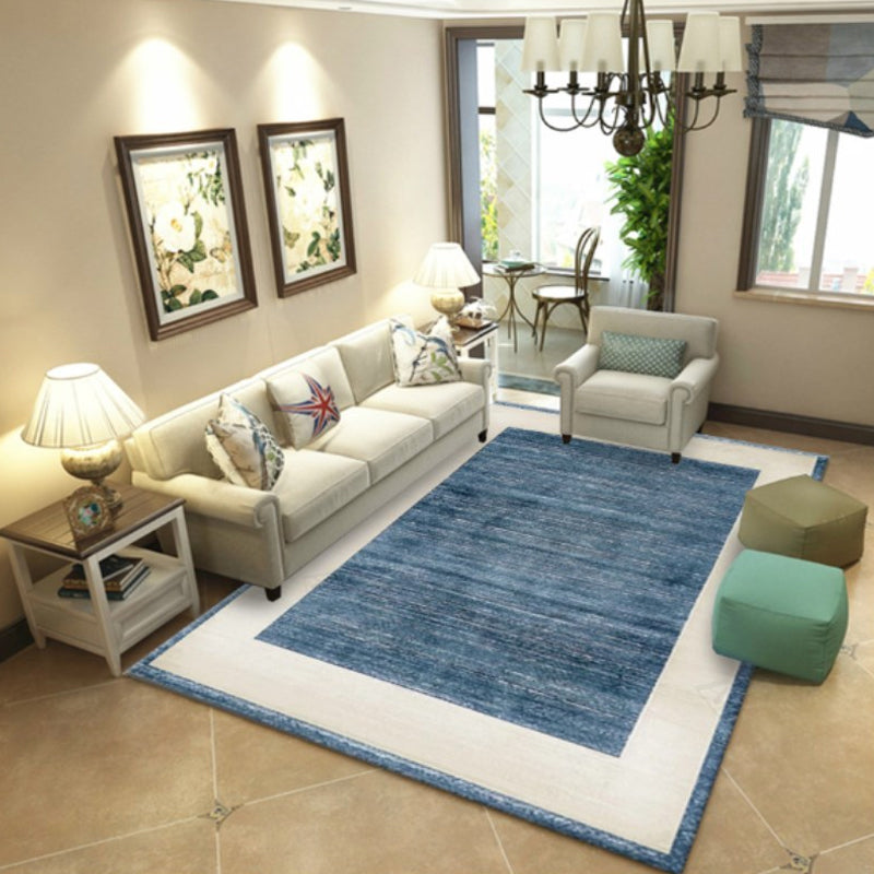 Multicolored Living Room Rug Color Block Geometric Pattern Rug Polyester Washable Non-Slip Pet-Friendly Rug | Bowlift