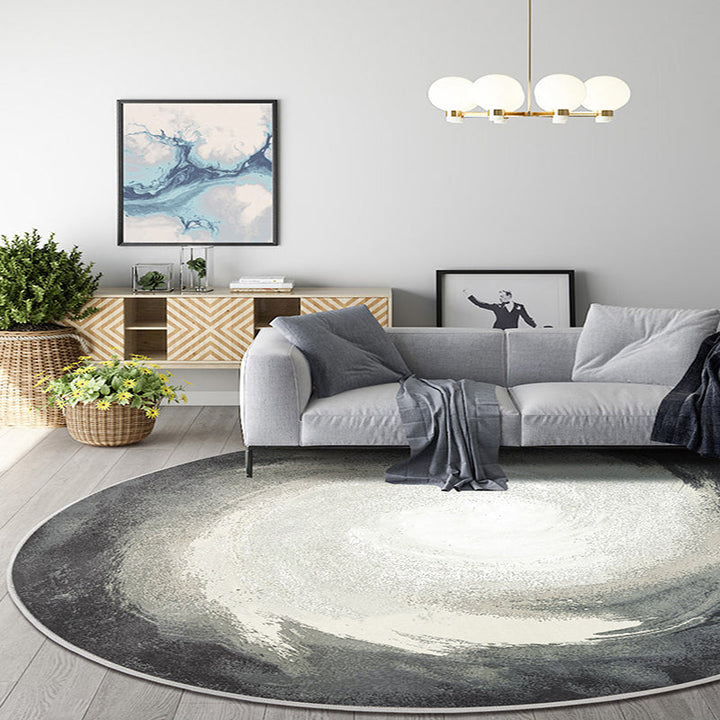 Multicolor Bedroom Rug Polyester Modernism Abstract Rug Washable Pet-Friendly Rug | Bowlift