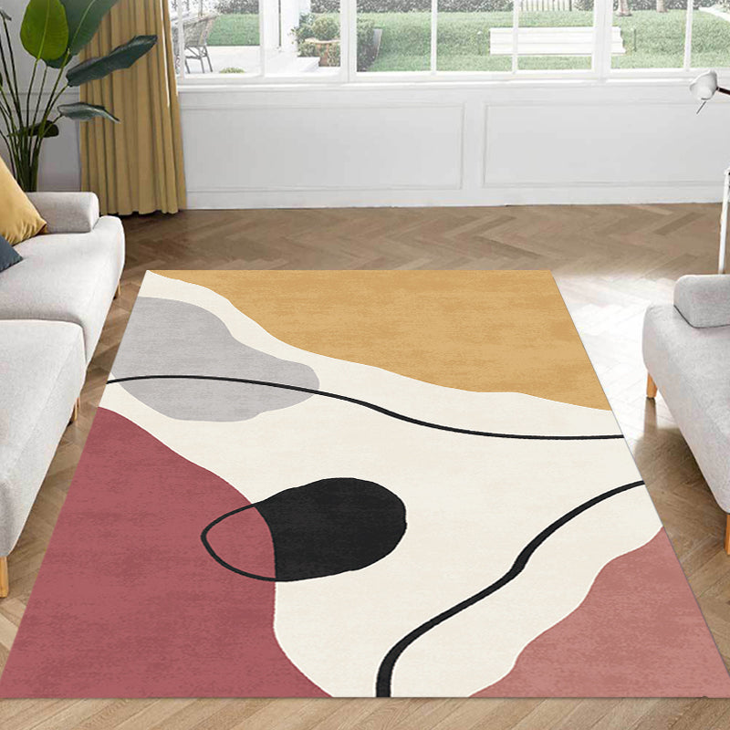 BowLift | Simple Norwegian Carpet Multifunctional Abstract Carpet Washable Pet-Friendly Area Rug for Living Room