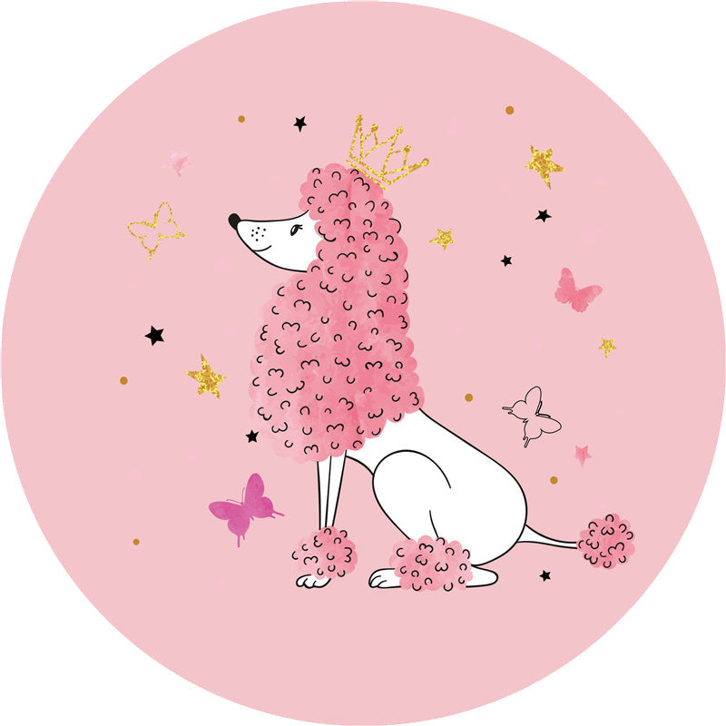 BowLift | Green and Blue Children's Carpet Polyester Animal and Fish Pattern Carpet Pet Friendly Washable Non-Slip Backing Carpet for Decoration