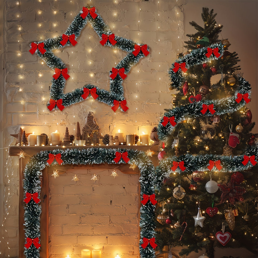 BowLift | Set of 2 Battery-Powered LED Christmas Garland Lights