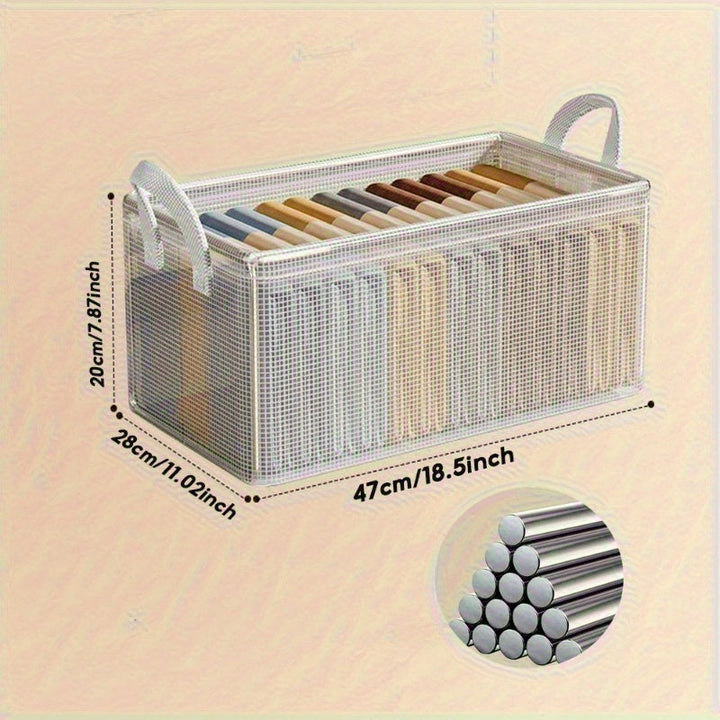 SpaceSaver - Stylish Stackable Storage Boxes for Clothing and Books Bowlift